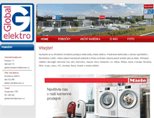 Tablet Screenshot of global-elektro.cz