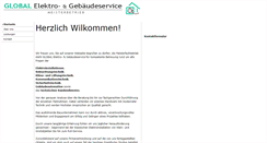 Desktop Screenshot of global-elektro.de