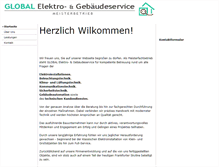 Tablet Screenshot of global-elektro.de
